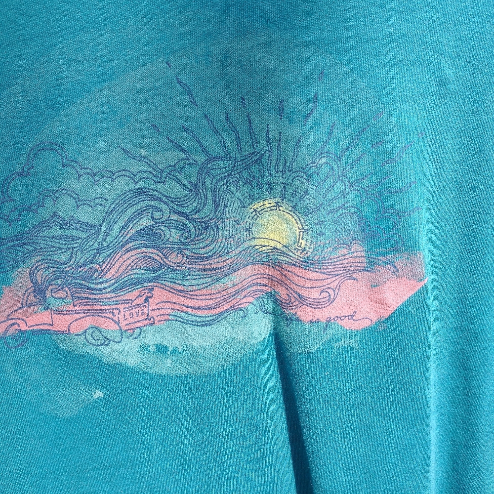 *sold* Life is Good long sleeve tee sunset blue XS - Picture 2 of 6